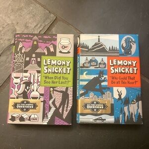 2 Lemony Snicket Books 📚 In Great Condition